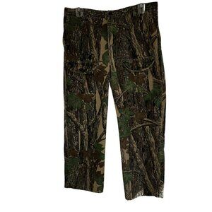 Vintage Ocoee Mens Trebark Camo Outdoor 6 Pocket Cargo Pants 38 100% Cotton